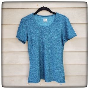 32 Degrees S/S Scoop Neck Top, size Medium